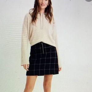 Madewell Plaid Fireside Mini Skirt